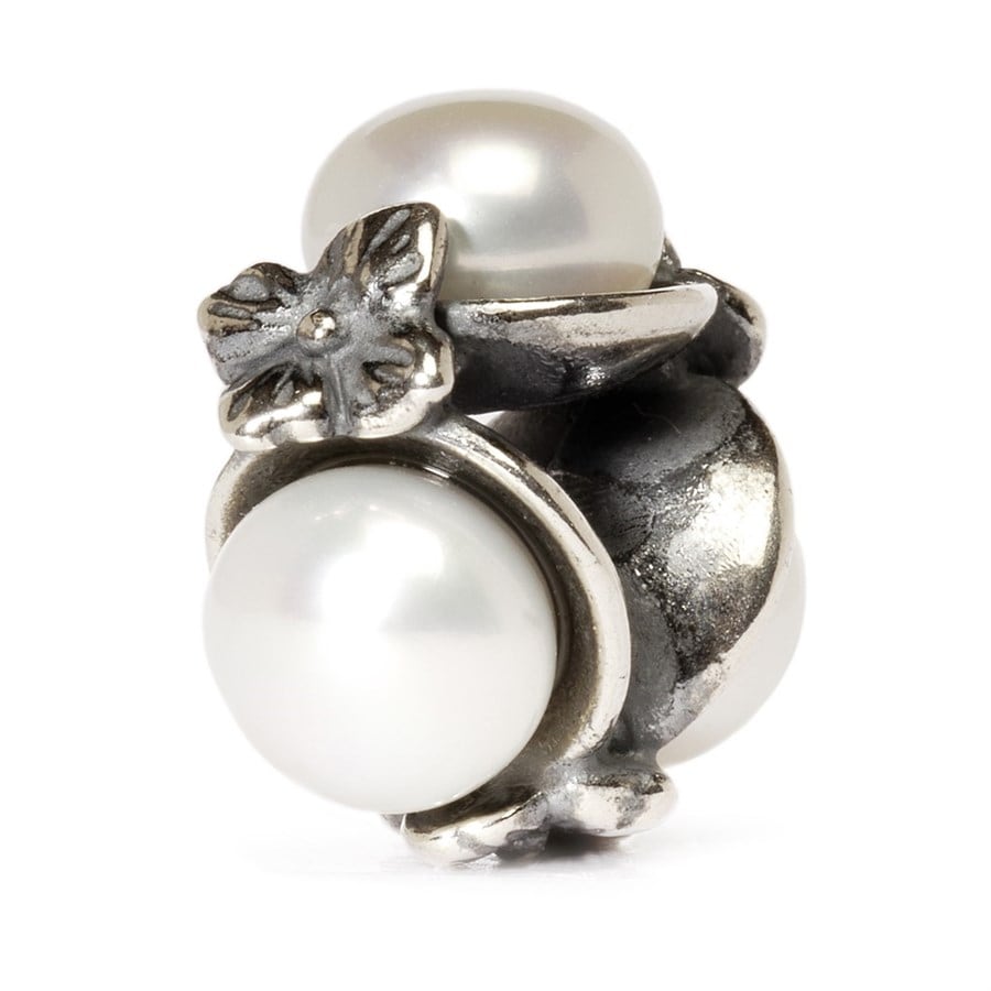 TROLLBEADS Tripla Perla Bianca