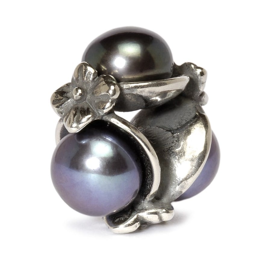 TROLLBEADS Tripla Perla Nera