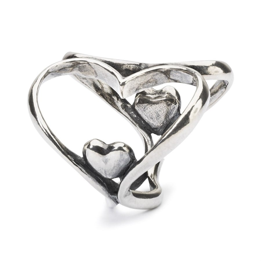 TROLLBEADS Pendente Cuore a Cuore