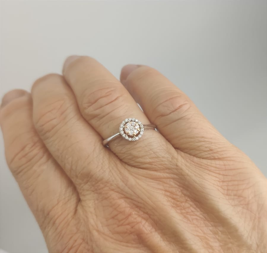 A. Caramanna Anello Tondo con brillanti